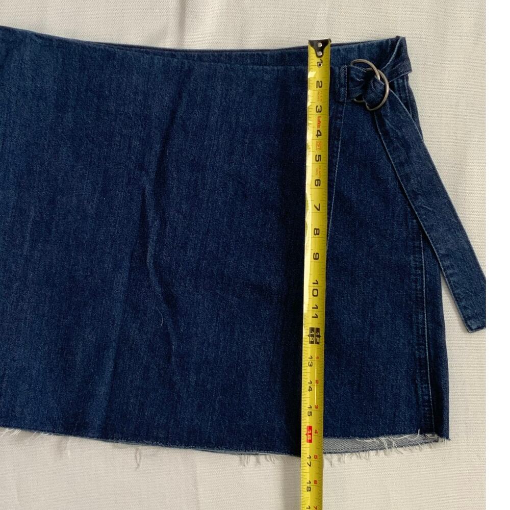 Madewell Raw Hem Wrap Skirt size 14 - Picture 7 of 7